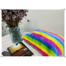 Multi Color Faux Fur Cushion